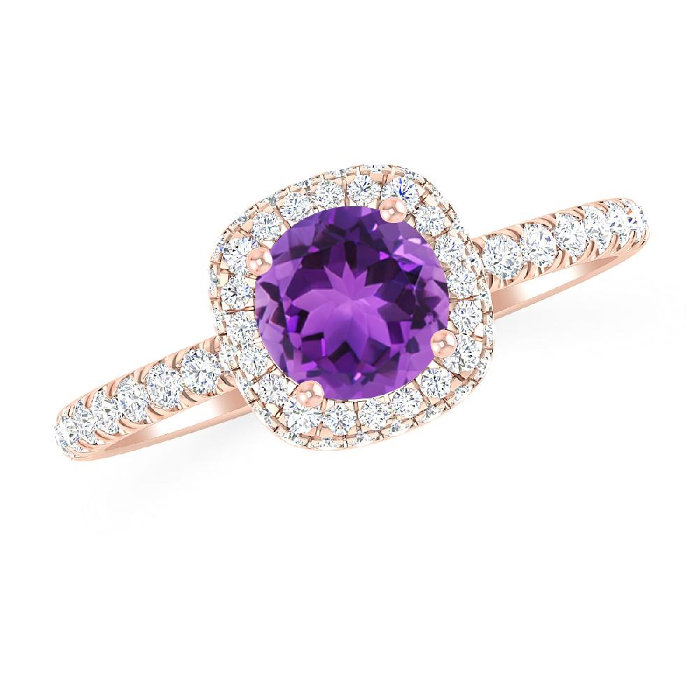 Rose Gold - Amethyst