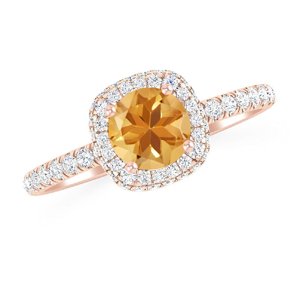 Rose Gold - Citrine