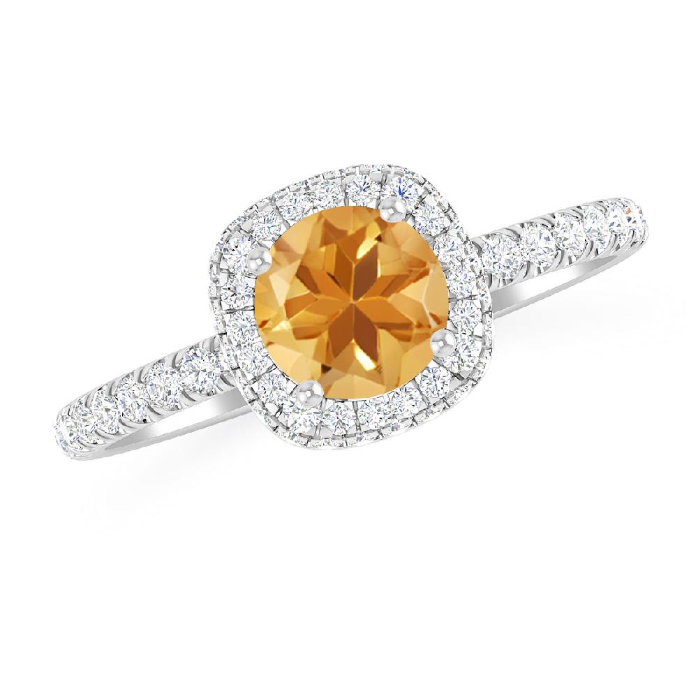 White Gold - Citrine