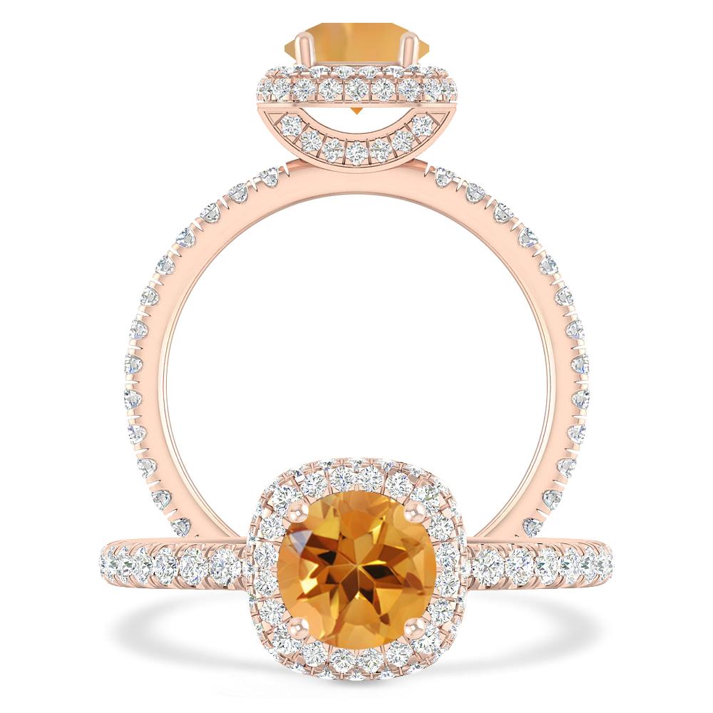 Rose Gold - Citrine