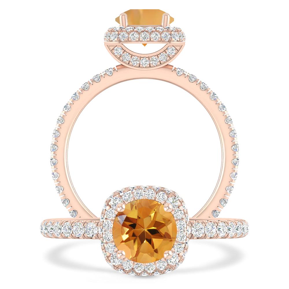 Rose Gold - Citrine