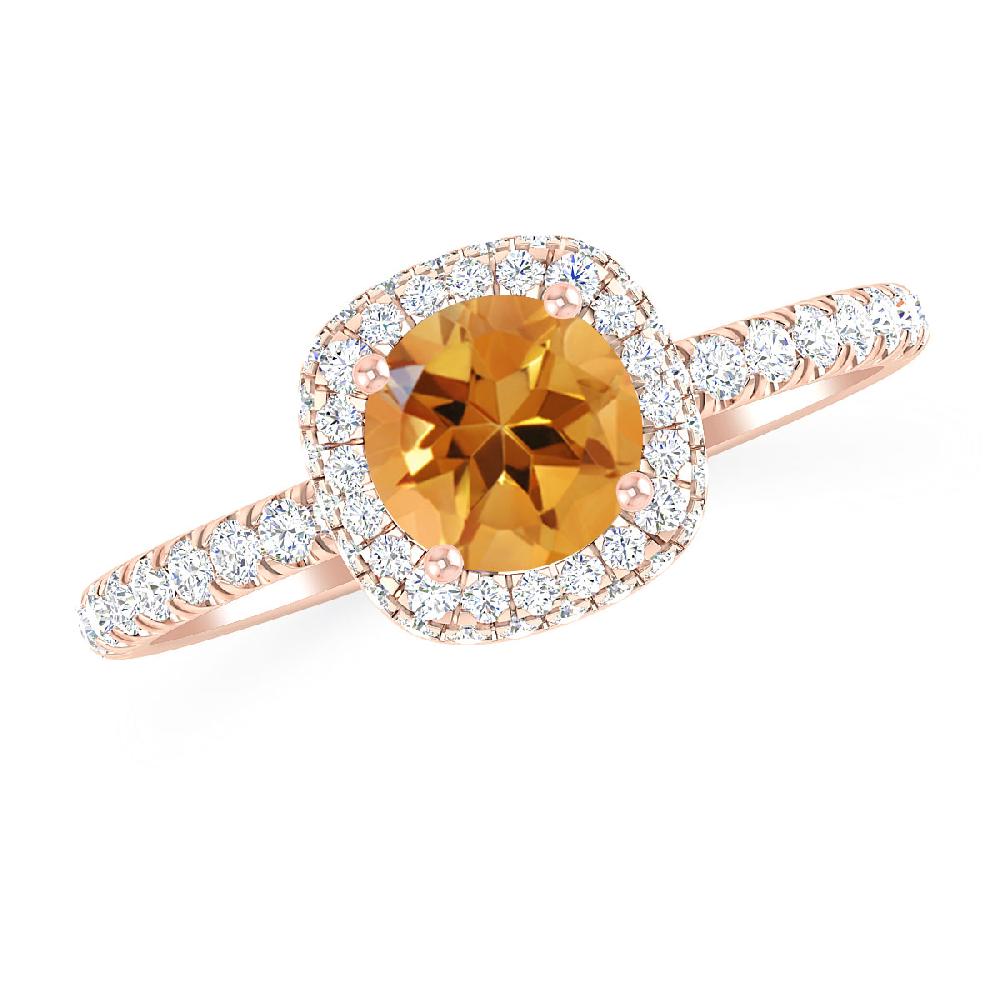 Rose Gold - Citrine