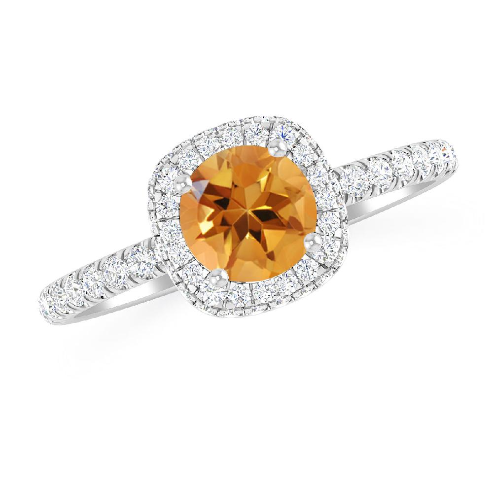 White Gold - Citrine