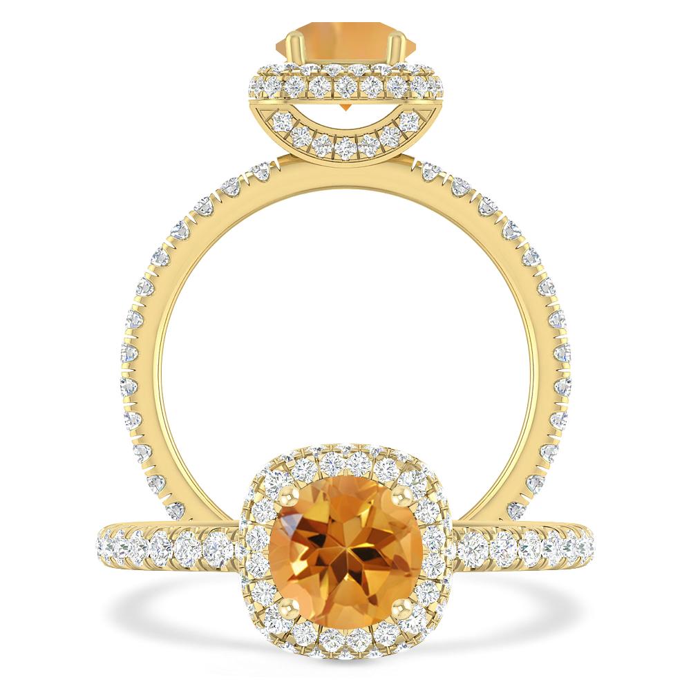 Yellow Gold - Citrine