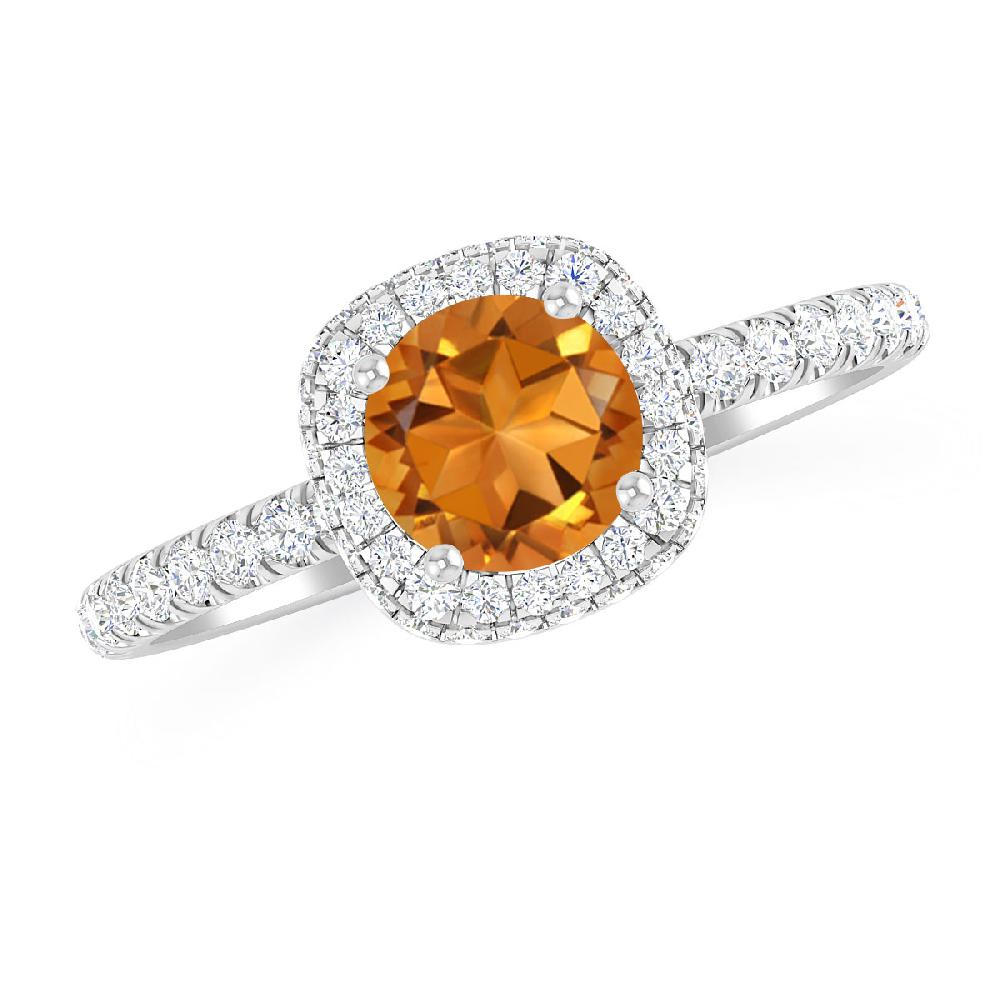 White Gold - Citrine