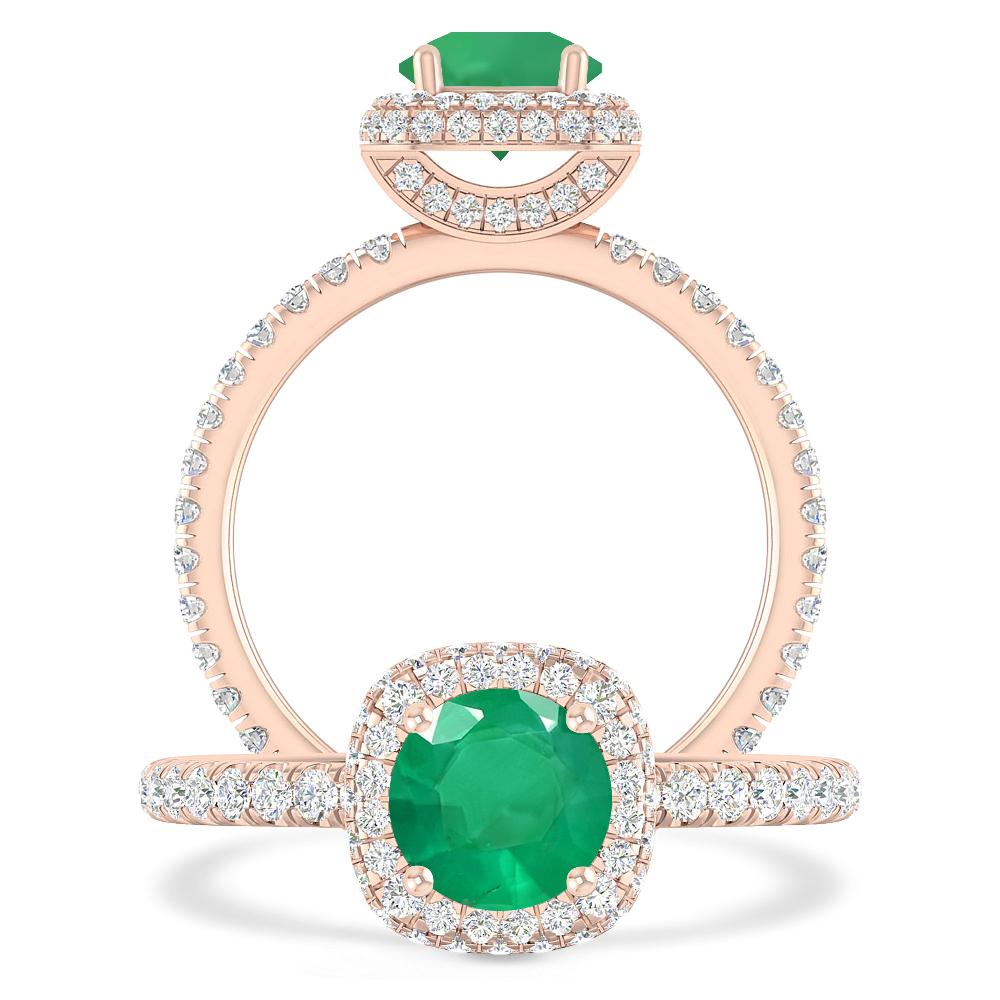 Rose Gold - Emerald