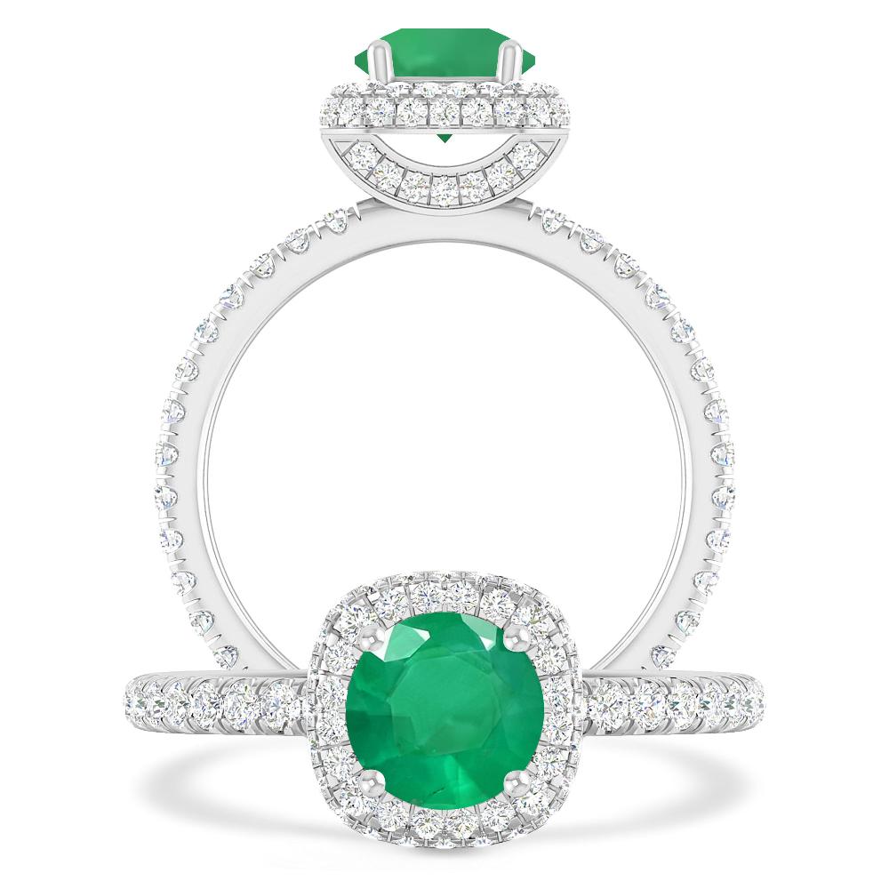 White Gold - Emerald