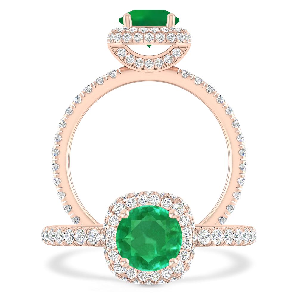 Rose Gold - Emerald