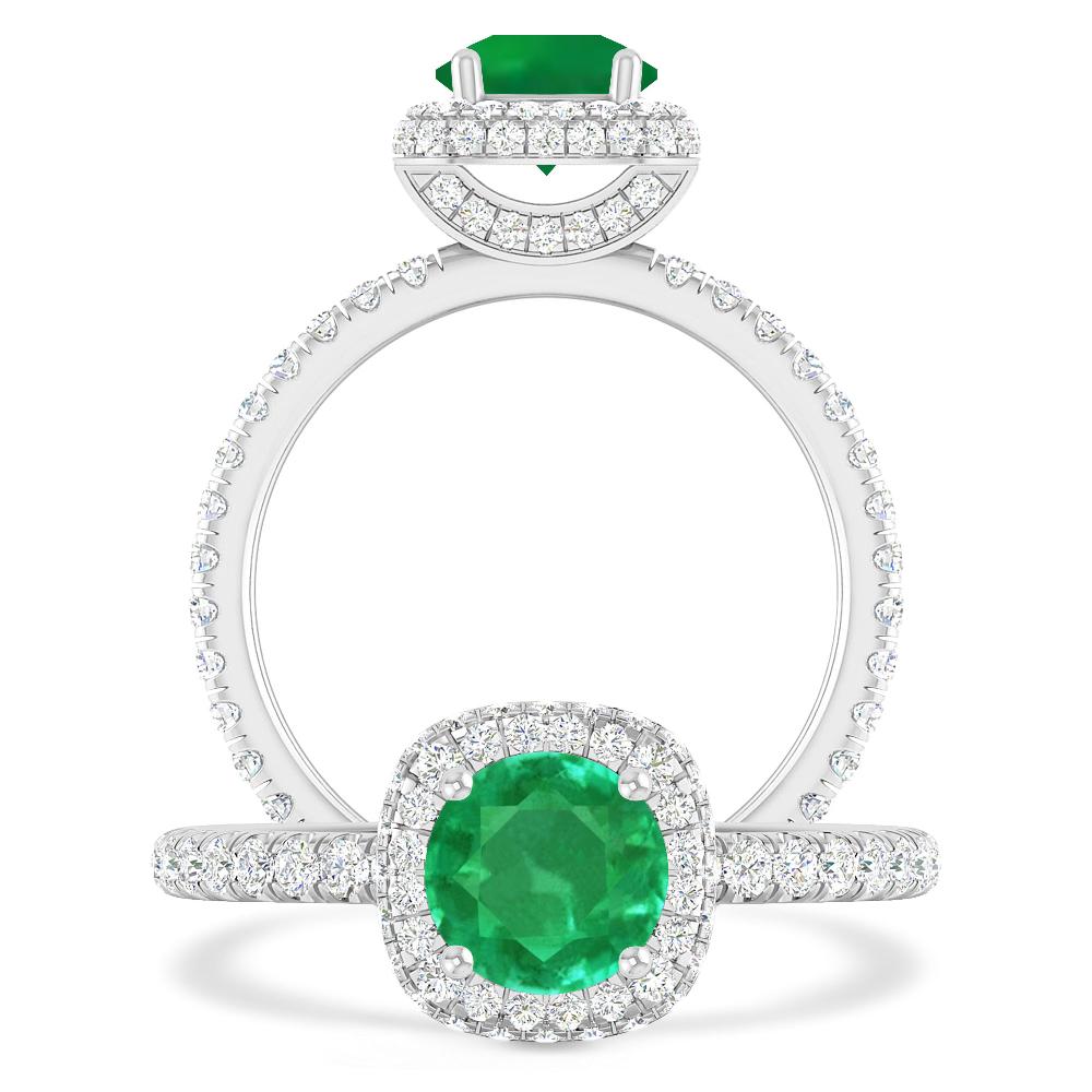 White Gold - Emerald