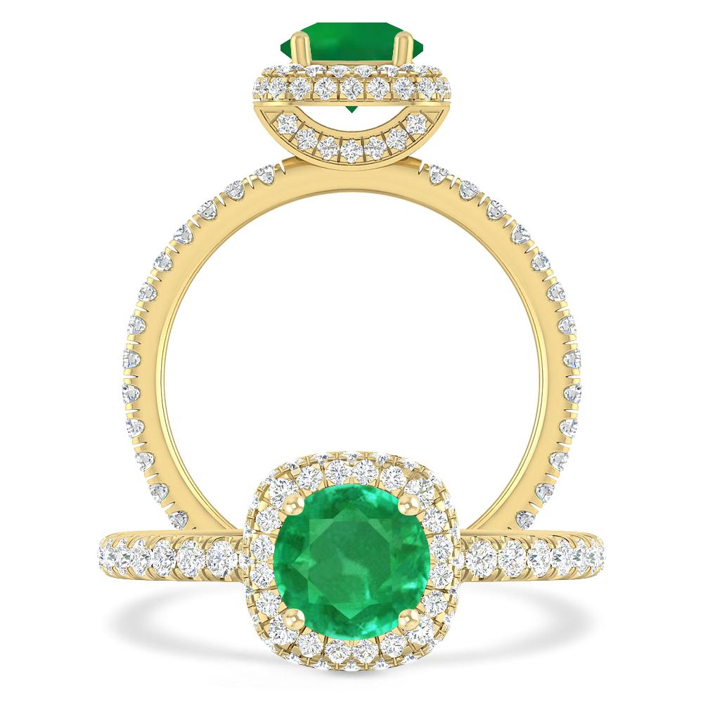 Yellow Gold - Emerald