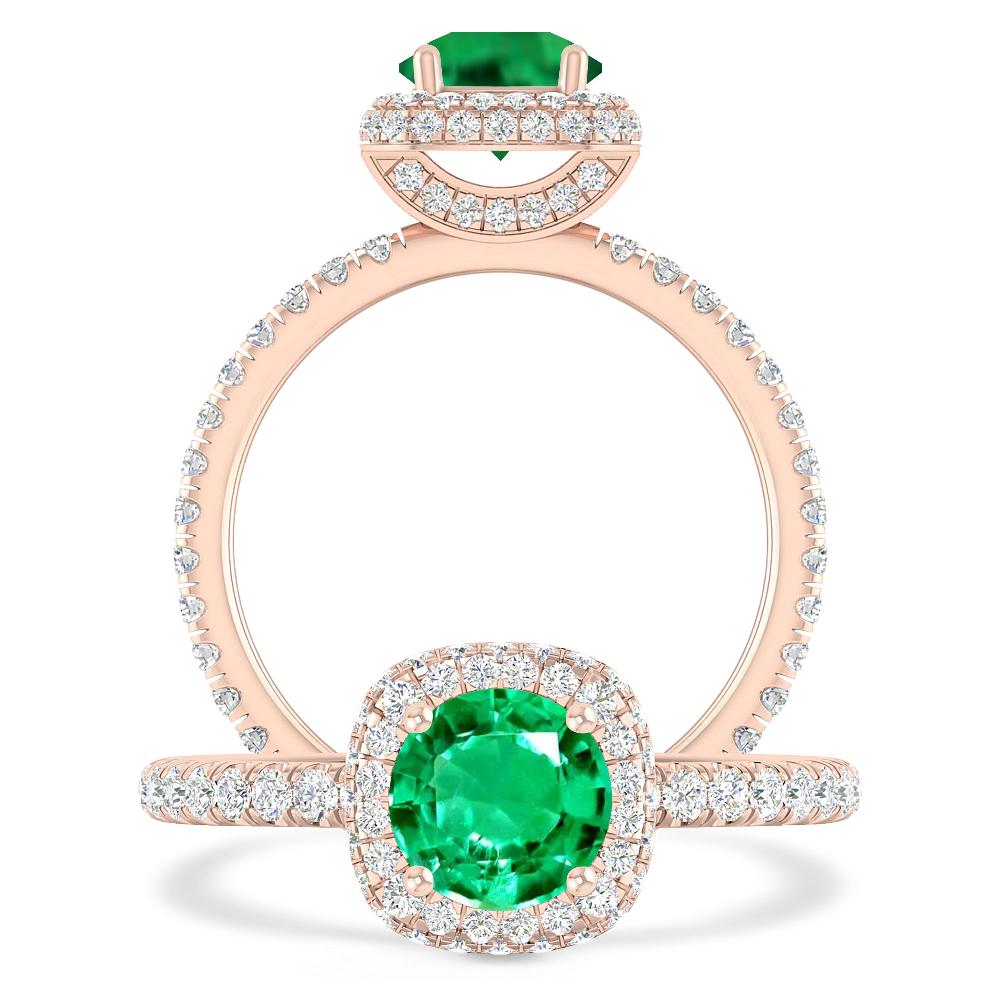 Rose Gold - Emerald