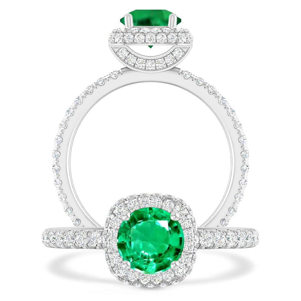 White Gold - Emerald