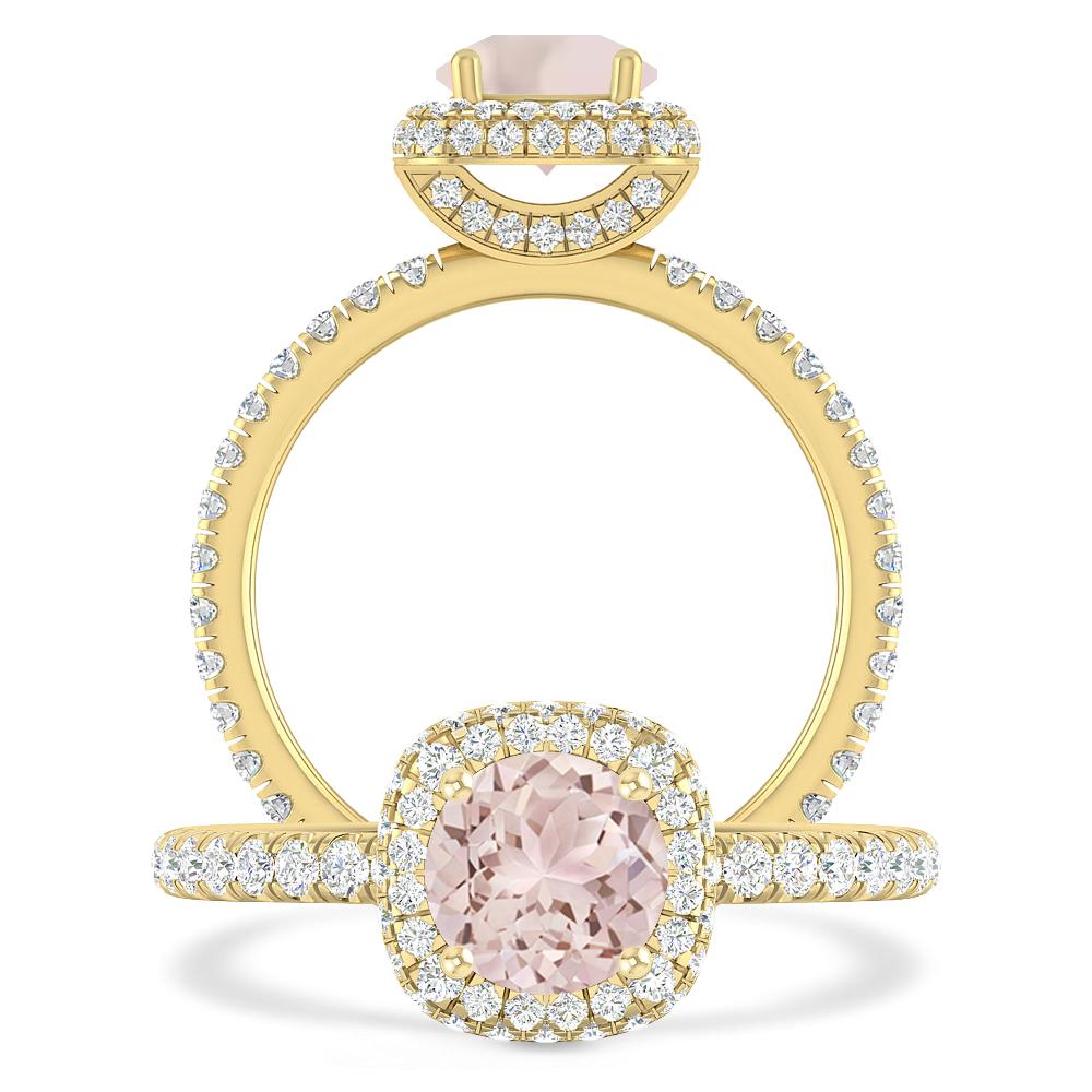 Yellow Gold - Morganite