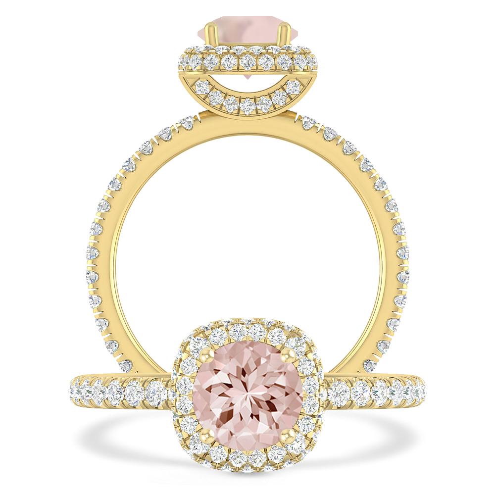 Yellow Gold - Morganite