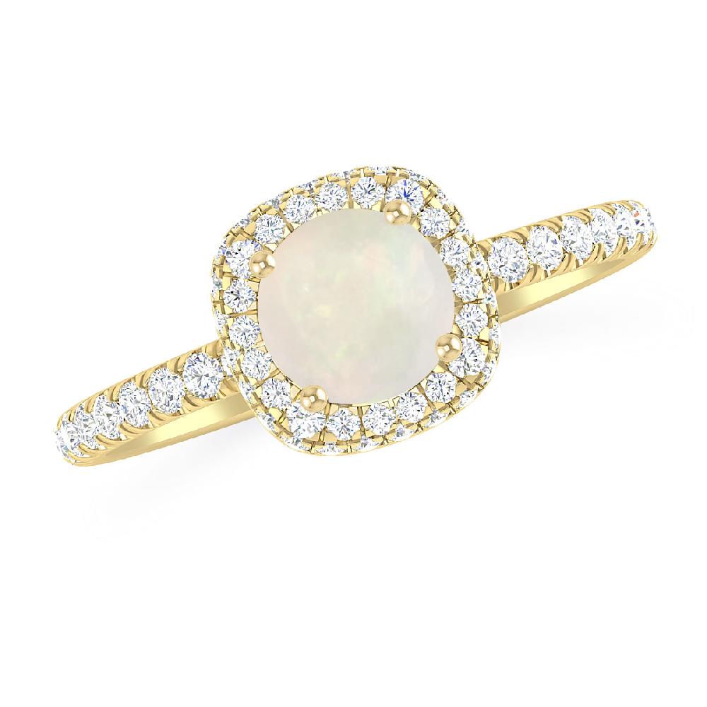 Yellow Gold - Opal