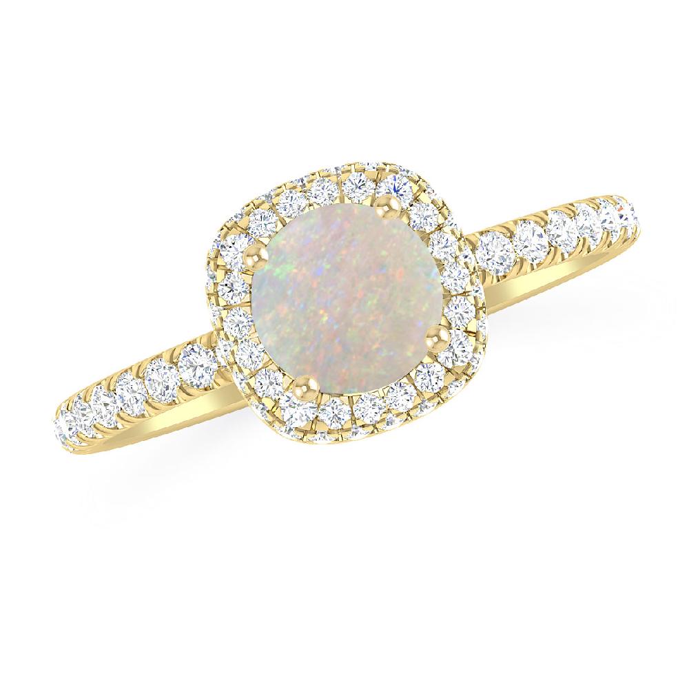 Yellow Gold - Opal