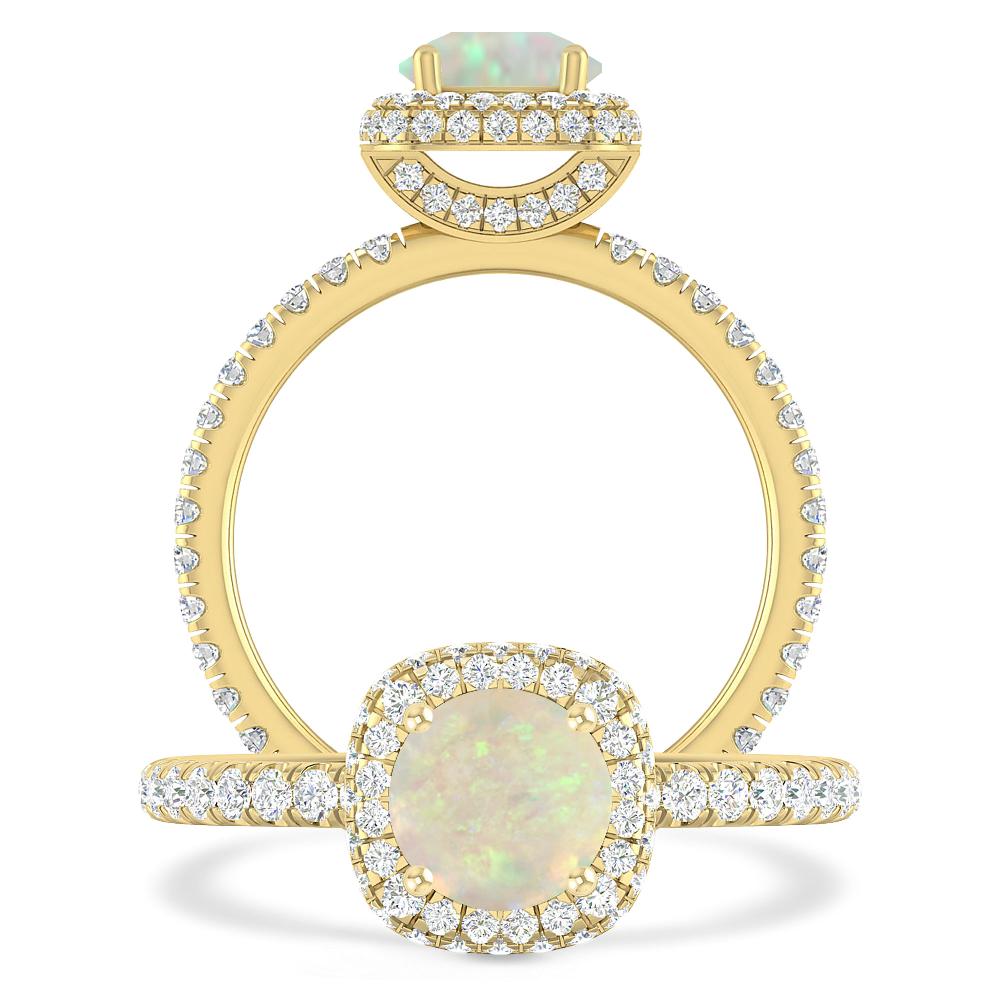 Yellow Gold - Opal