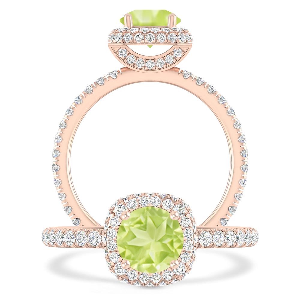 Rose Gold - Peridot