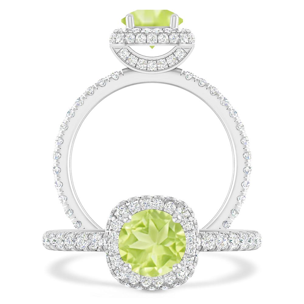 White Gold - Peridot