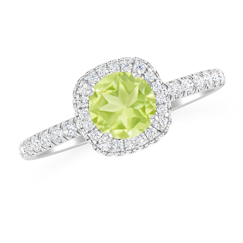 White Gold - Peridot