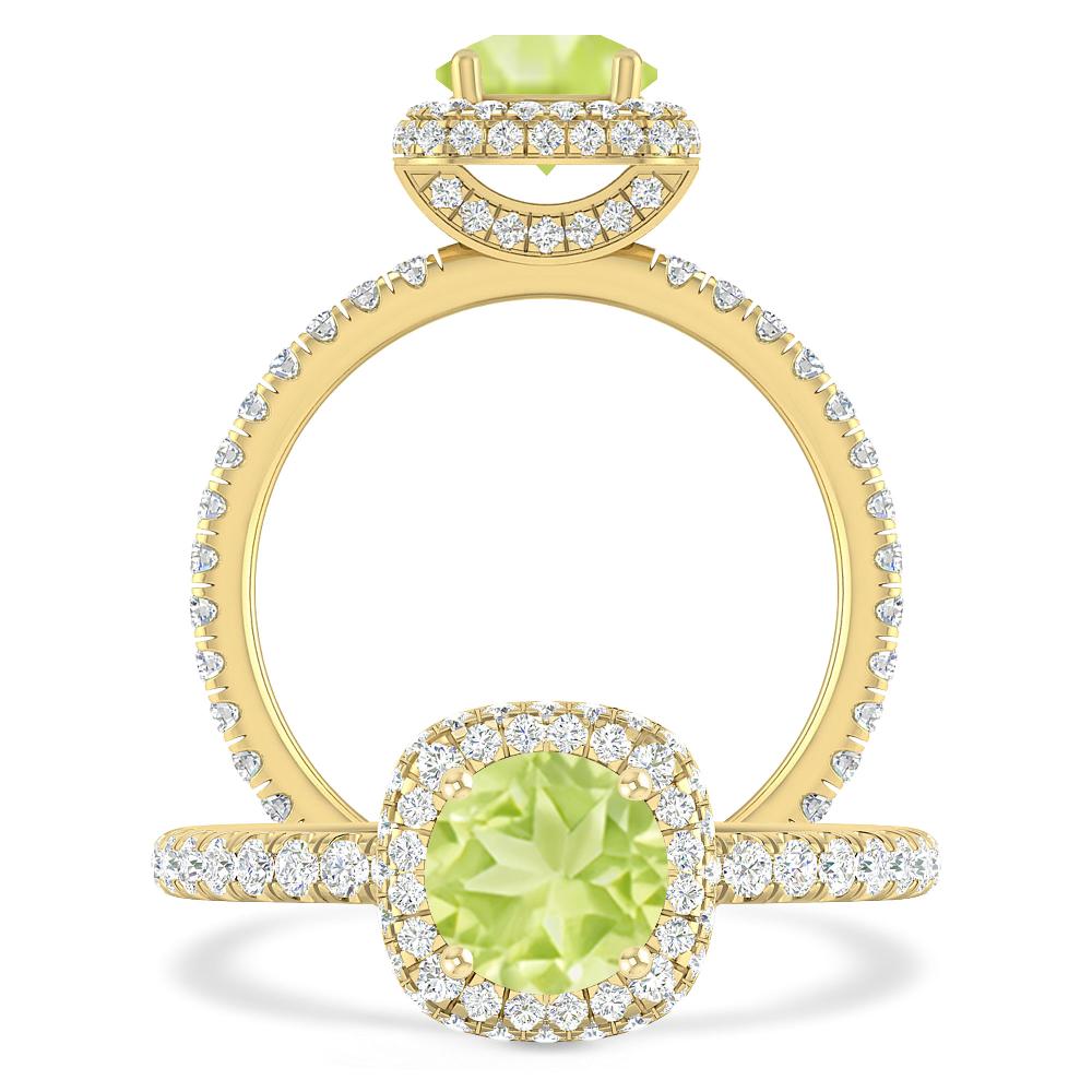 Yellow Gold - Peridot