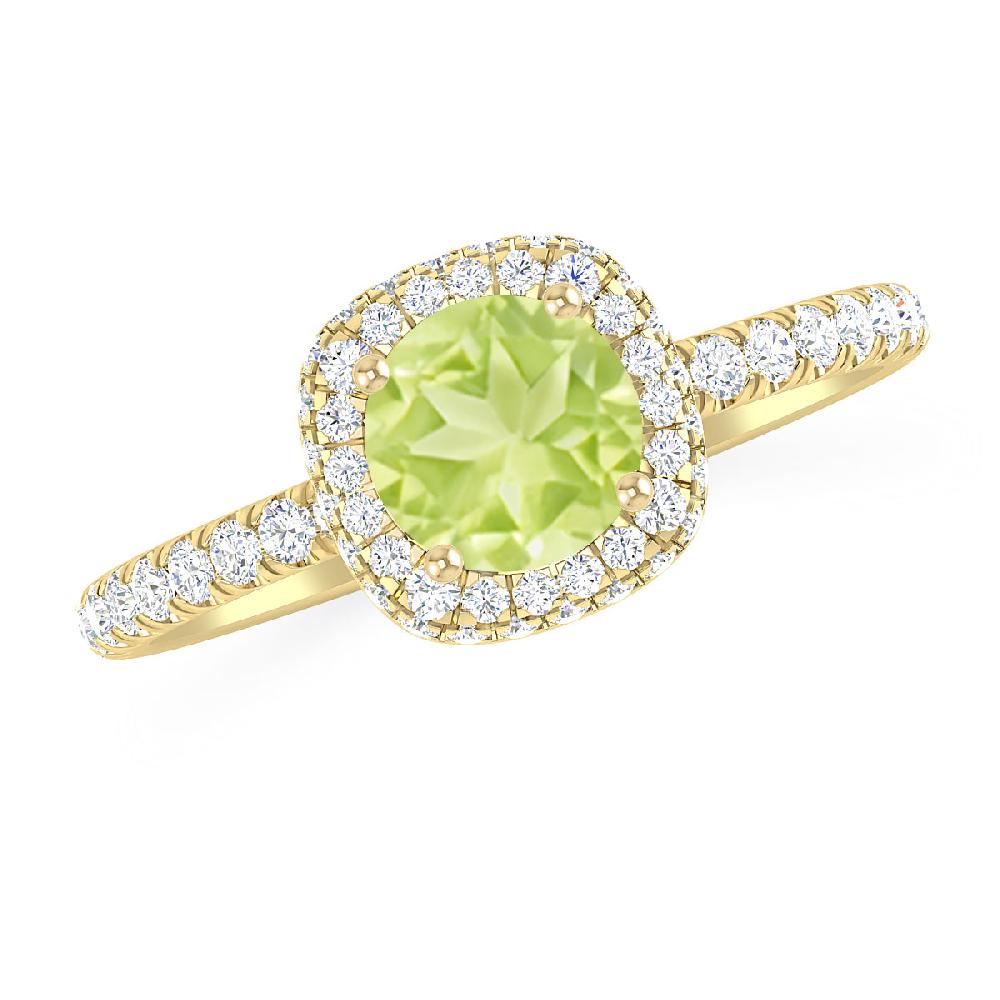 Yellow Gold - Peridot