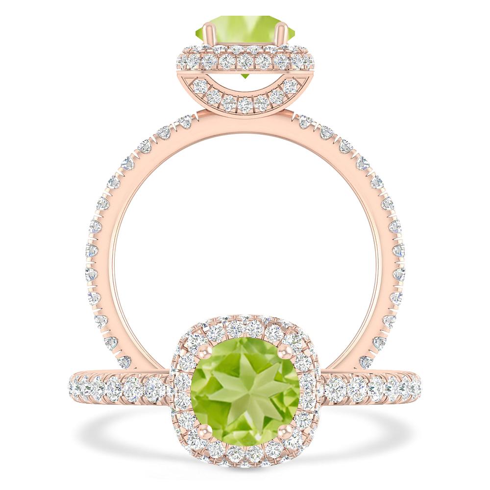 Rose Gold - Peridot