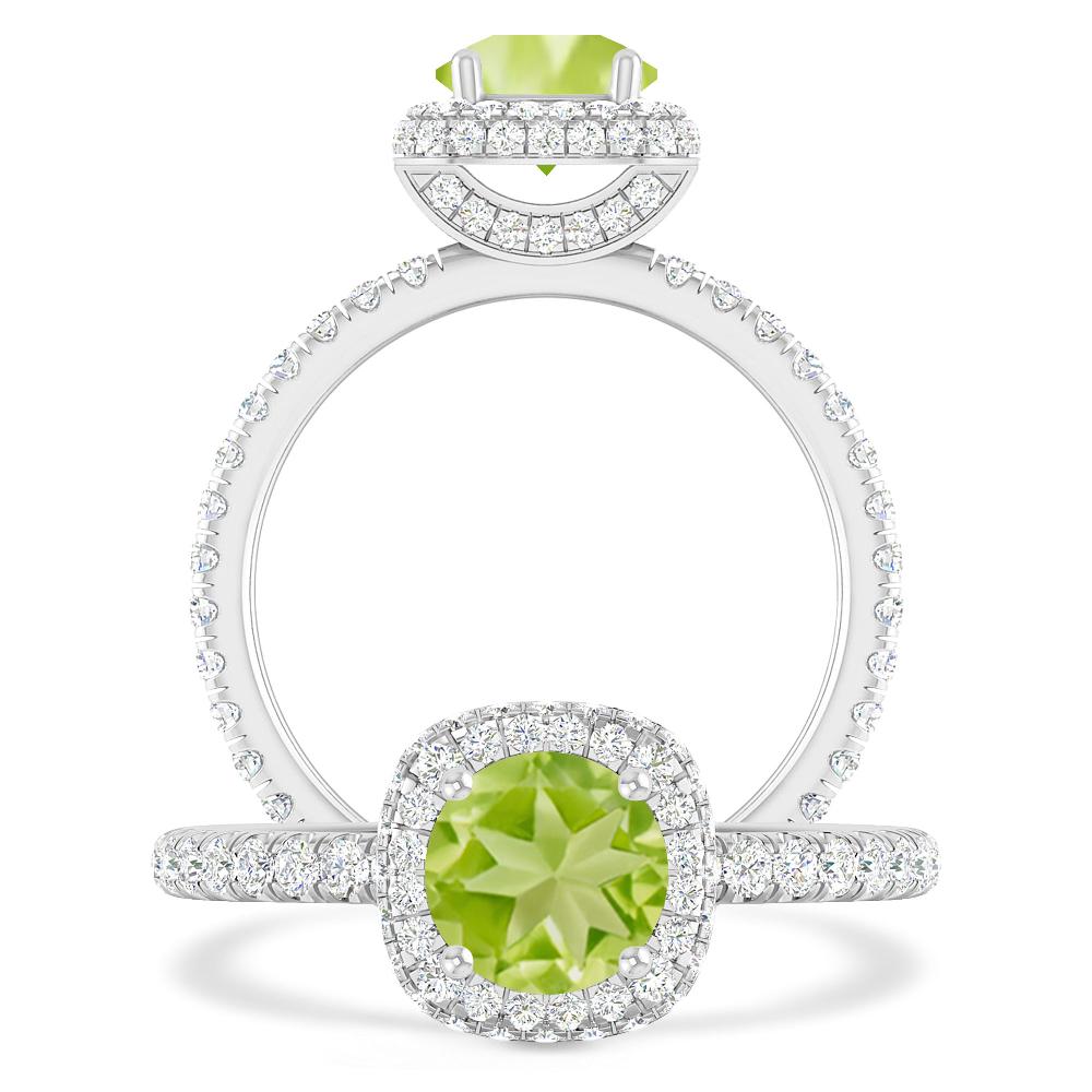 White Gold - Peridot