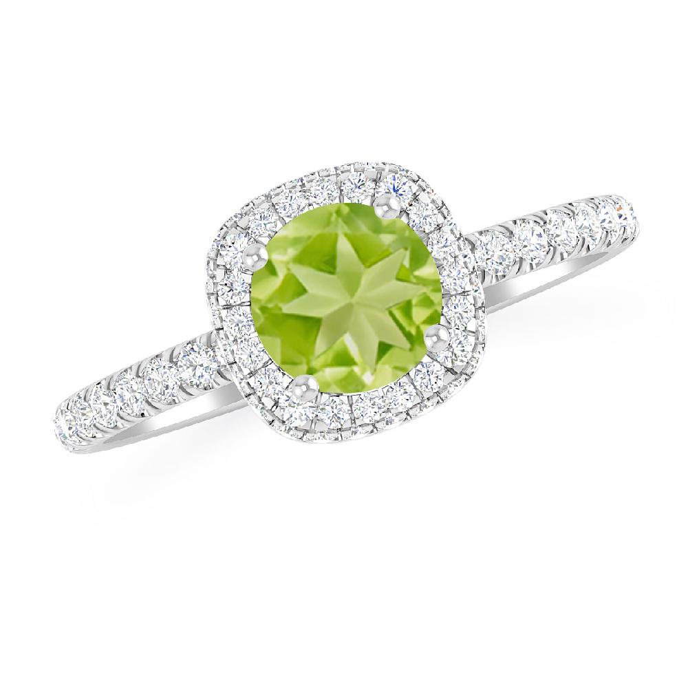 White Gold - Peridot