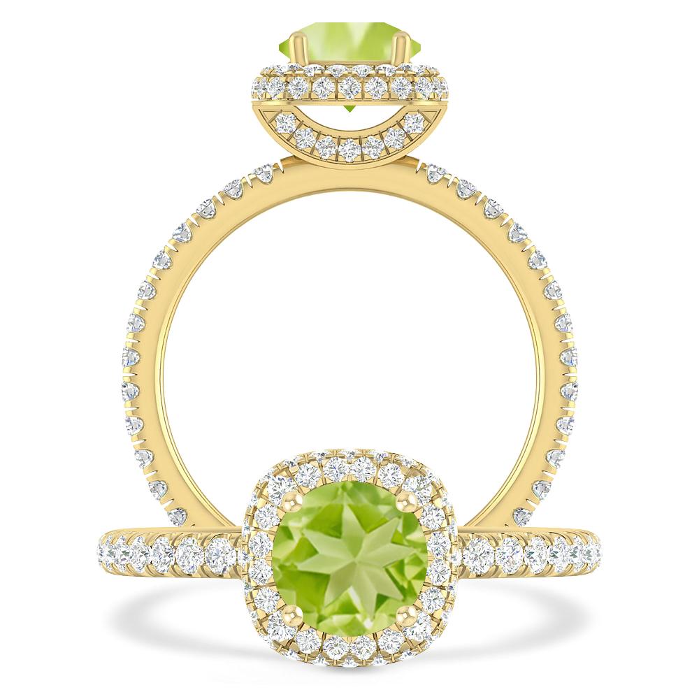 Yellow Gold - Peridot