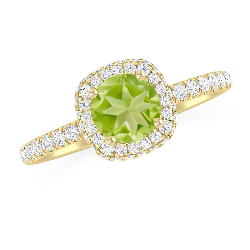 Yellow Gold - Peridot