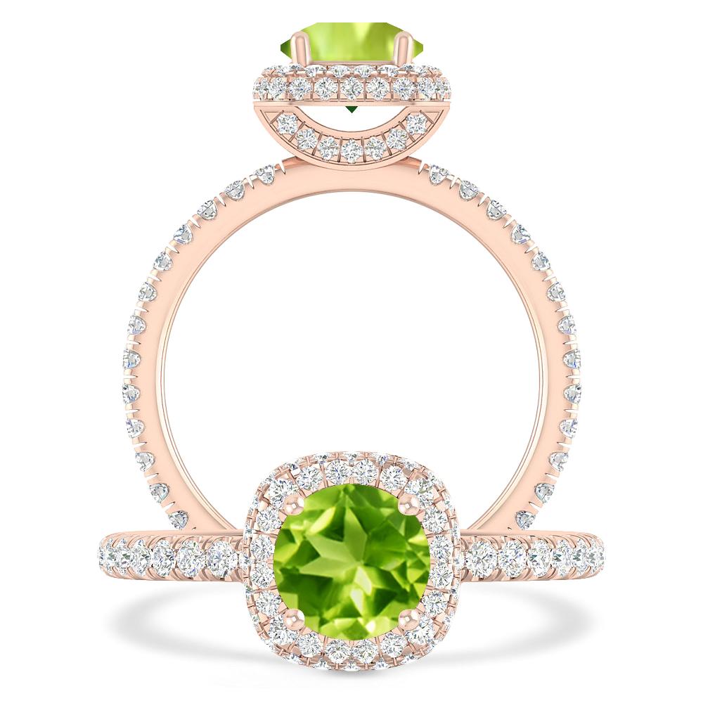 Rose Gold - Peridot