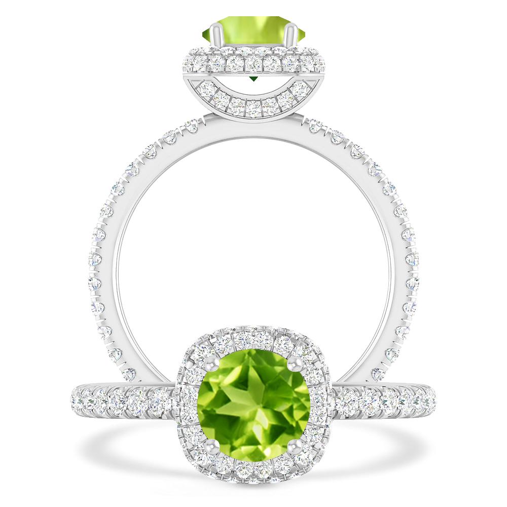 White Gold - Peridot