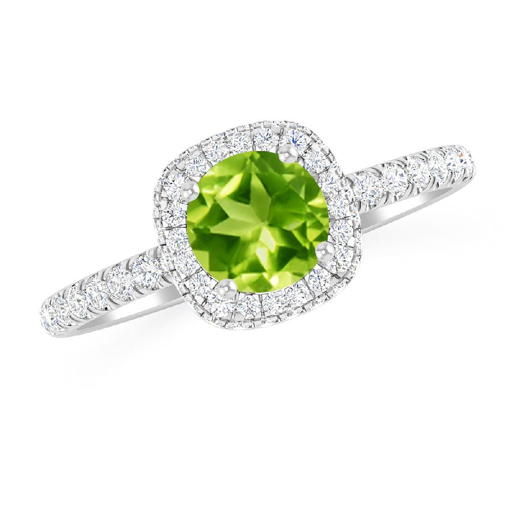 White Gold - Peridot