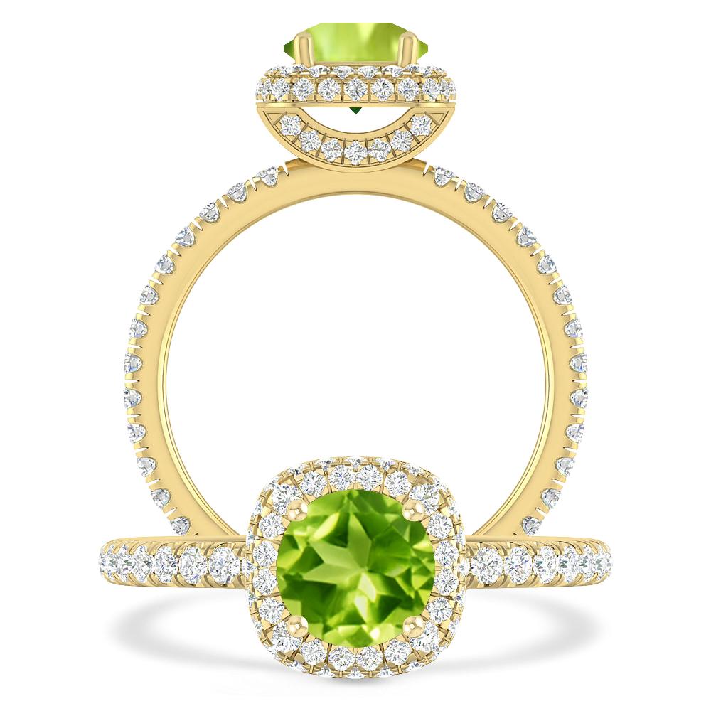 Yellow Gold - Peridot