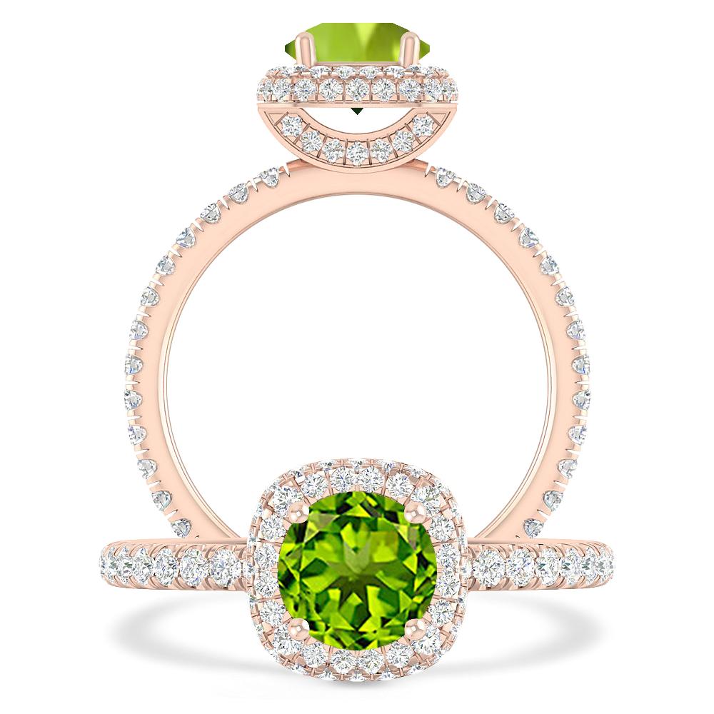 Rose Gold - Peridot