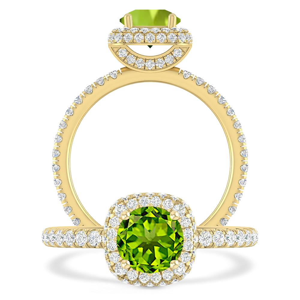 Yellow Gold - Peridot