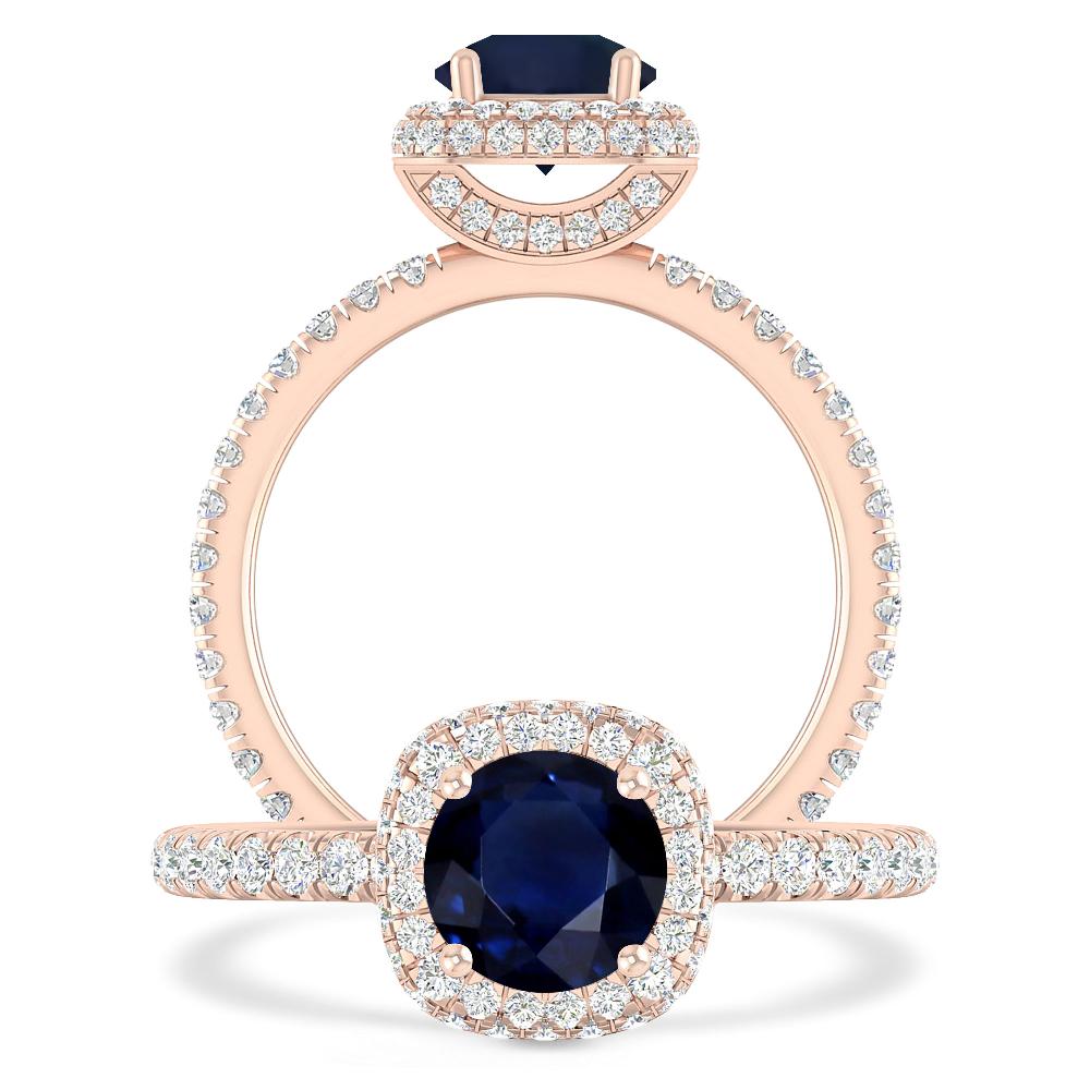 Rose Gold - Sapphire