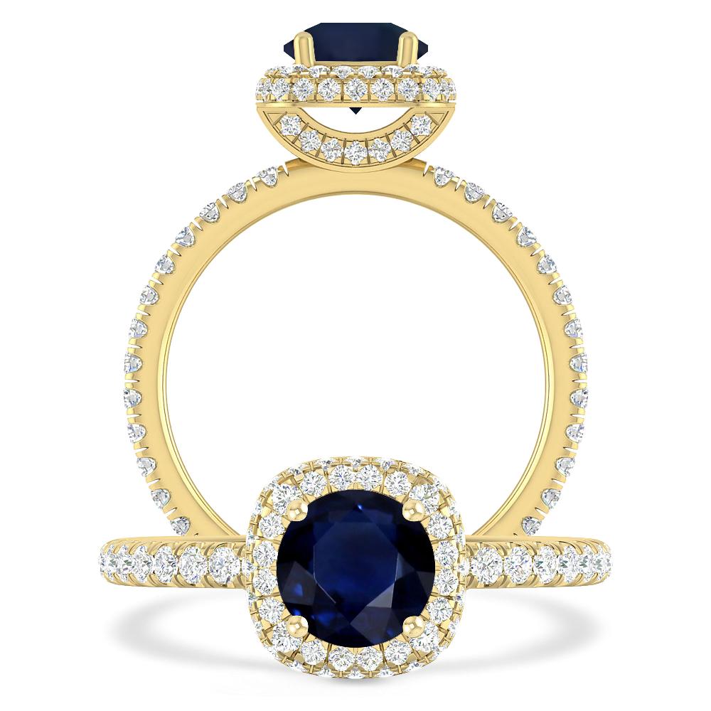 Yellow Gold - Sapphire