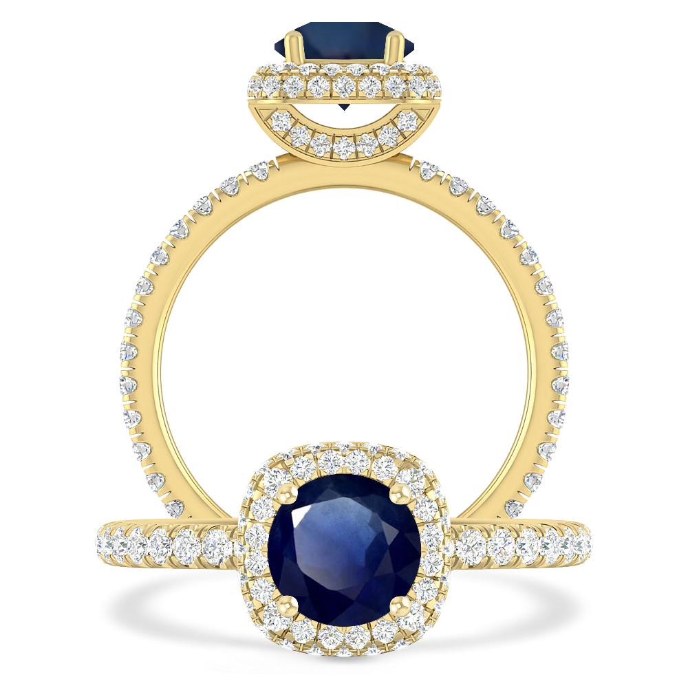 Yellow Gold - Sapphire