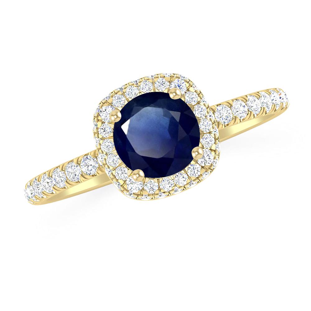 Yellow Gold - Sapphire