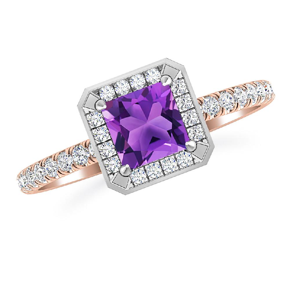 Rose Gold - Amethyst