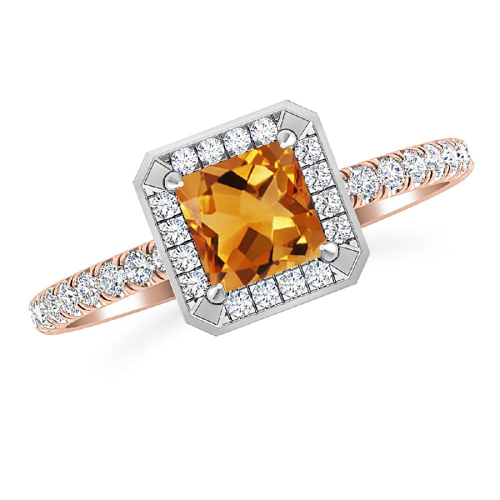 Rose Gold - Citrine