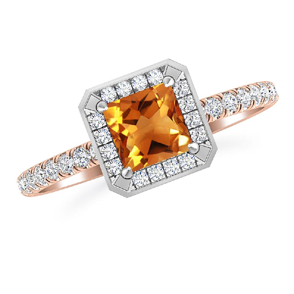 Rose Gold - Citrine