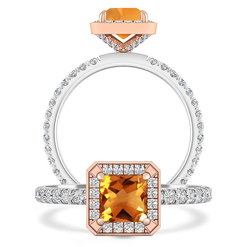 White Gold - Citrine