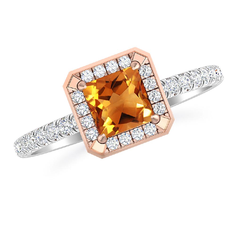 White Gold - Citrine