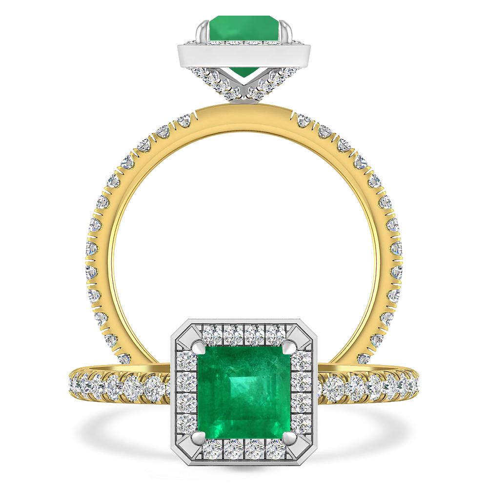 Yellow Gold - Emerald