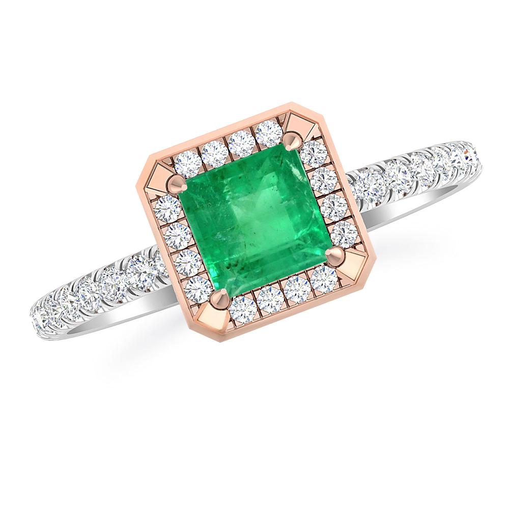 White Gold - Emerald