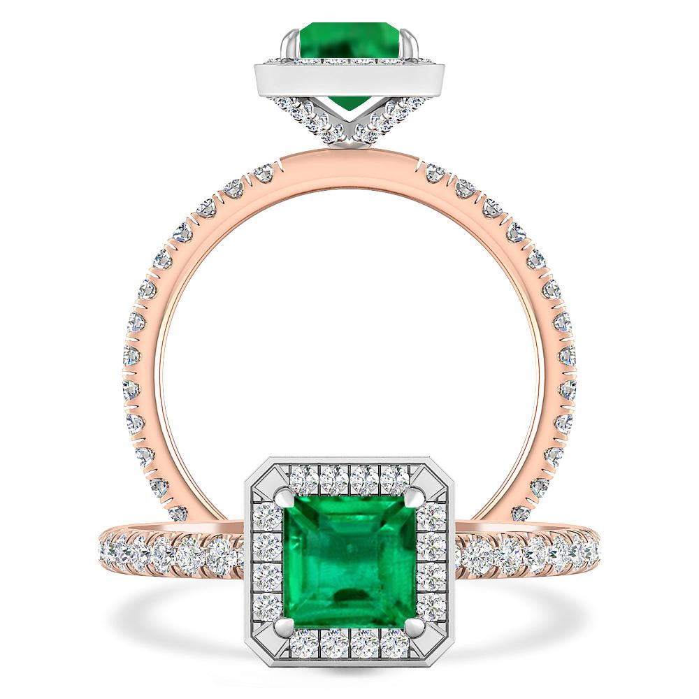 Rose Gold - Emerald