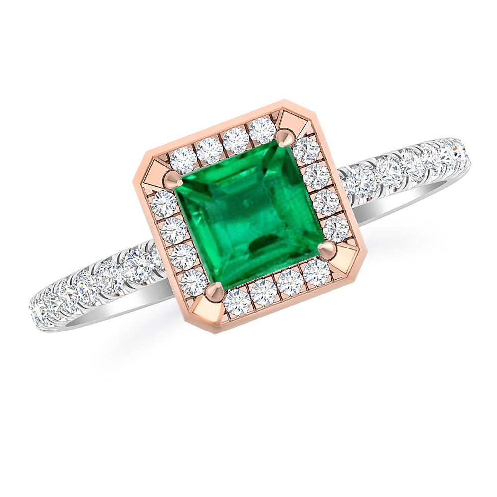 White Gold - Emerald